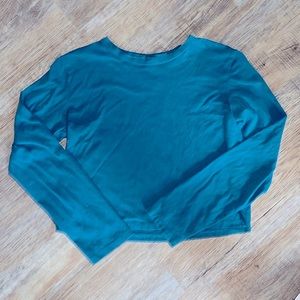 Teal Long-Sleeve T-Shirt